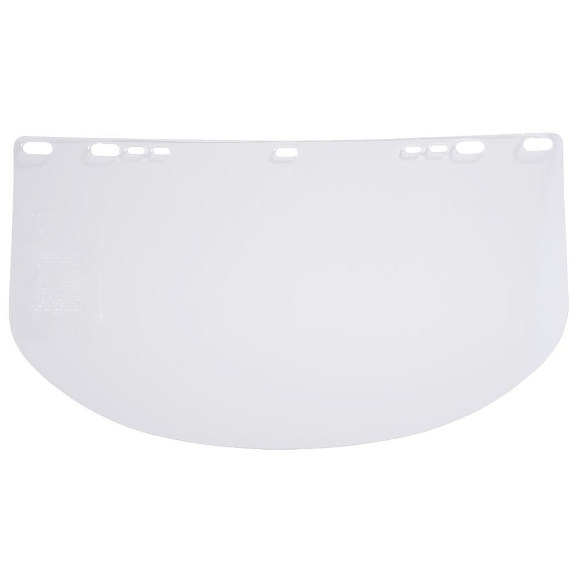 Jackson Safety® - Replacement Windows for F10 PETG Face Shields - Clear - 9" x 15.5" x .040" - D Shape - Unbound - Model # 28963
